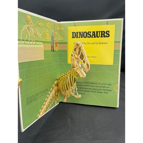 Vintage Random House Pop-Up Book Dinosaurs 1977 Nonfiction for Kids - Picture 5 of 12